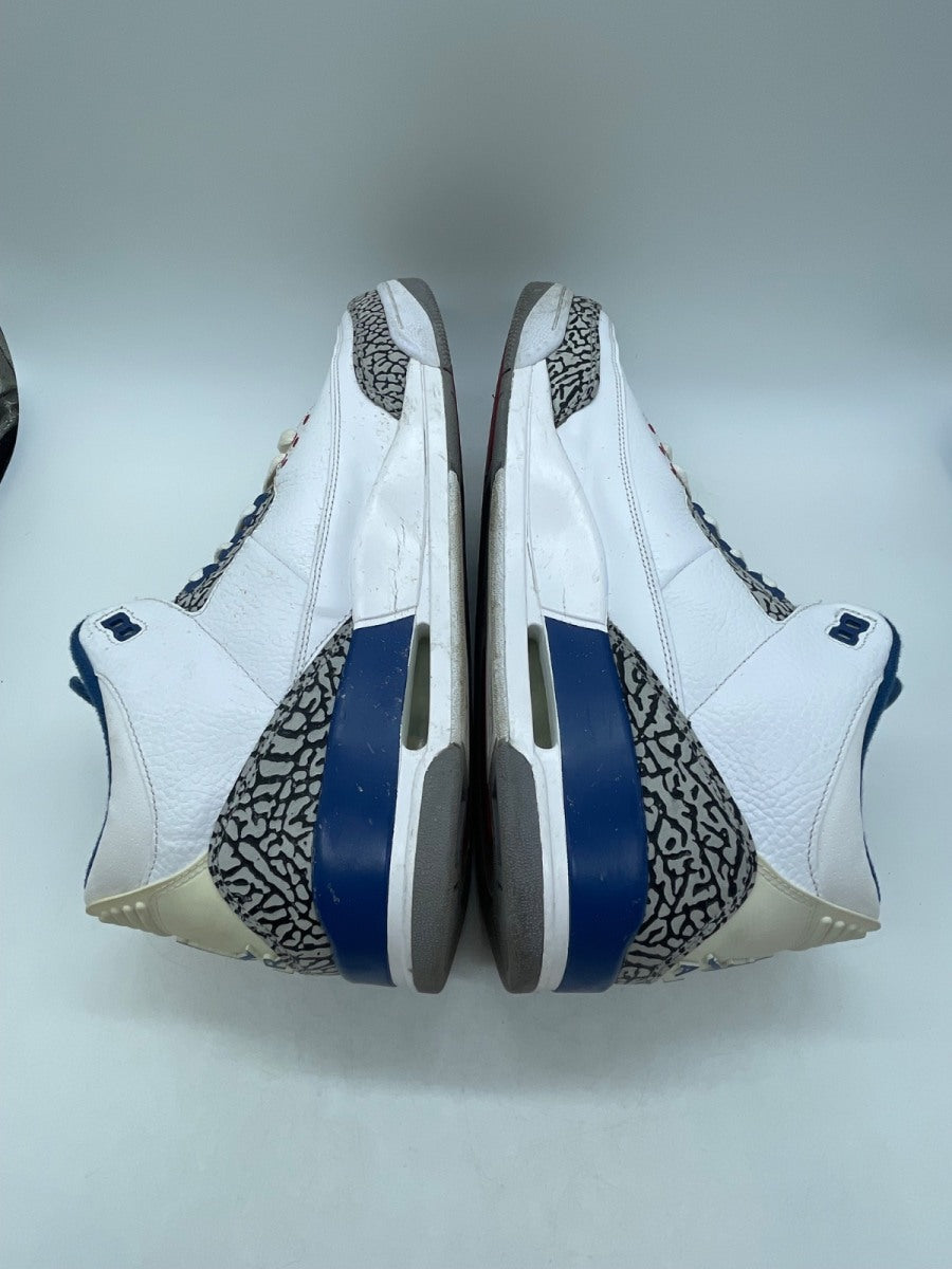 Jordan 3 Retro True Blue (2011) 14 (Moderately Worn Pre-Owned)JordanWhite/Cement Grey-True Blue - Image 6