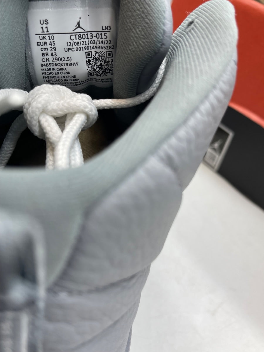 Jordan 12 Retro Stealth 11 (Moderately Worn Pre-Owned)JordanStealth/White/Cool Grey - Image 8