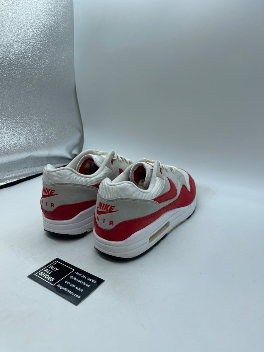 Nike Air Max 1 Anniversary Red (2017/2018 Restock Pair) 12 (Moderately Worn Pre-Owned) - Image 5