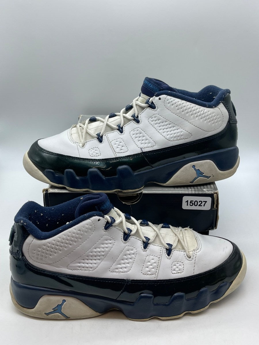 Jordan 9 Retro Low Blue Pearl 11 (Moderately Worn Pre-Owned)JordanWhite/Blue Pearl - Image 1