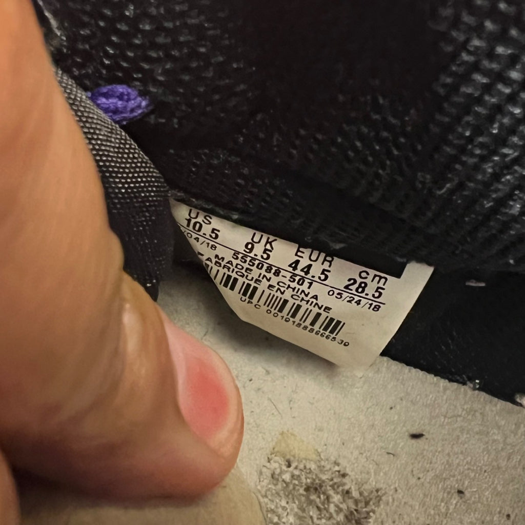 Jordan 1 Retro High Court Purple 10.5 (Moderately Worn Pre-Owned)JordanCourt Purple/Black-Sail - Image 6