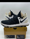 Nike KD 10 Black White 12 (Lightly Worn Pre-Owned)NikeBlack/Black-White - Image 1