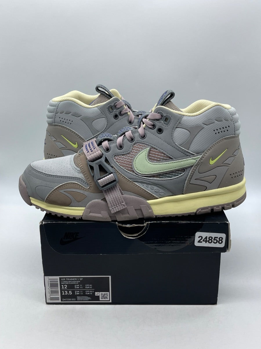 Nike Air Trainer 1 Utility SP Light Smoke Grey Honeydew Particle Grey 12 (Moderately Worn Pre-Owned)NikeLight Smoke Grey/Honeydew-Particle Grey - Image 1