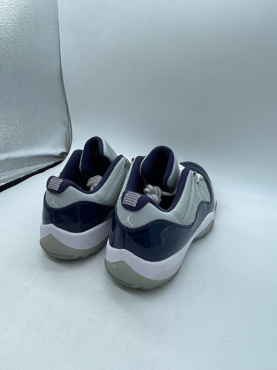 Jordan 11 Retro Low Georgetown 13 (Moderately Worn Pre-Owned)JordanGrey Mist/White-Midnight Navy - Image 5