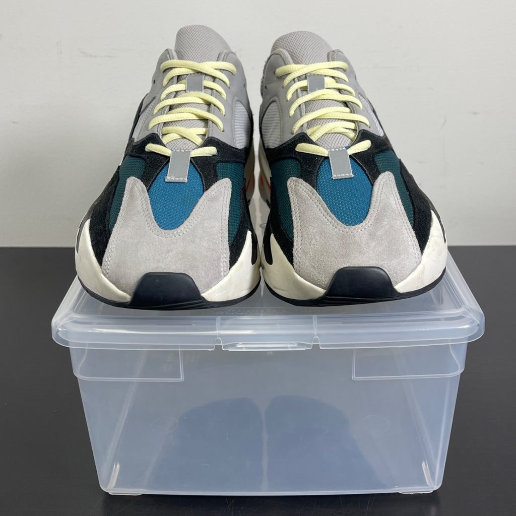 adidas Yeezy Boost 700 Wave Runner 12 (Moderately Worn Pre-Owned)adidasSolid Grey/Chalk White/Core Black - Image 2