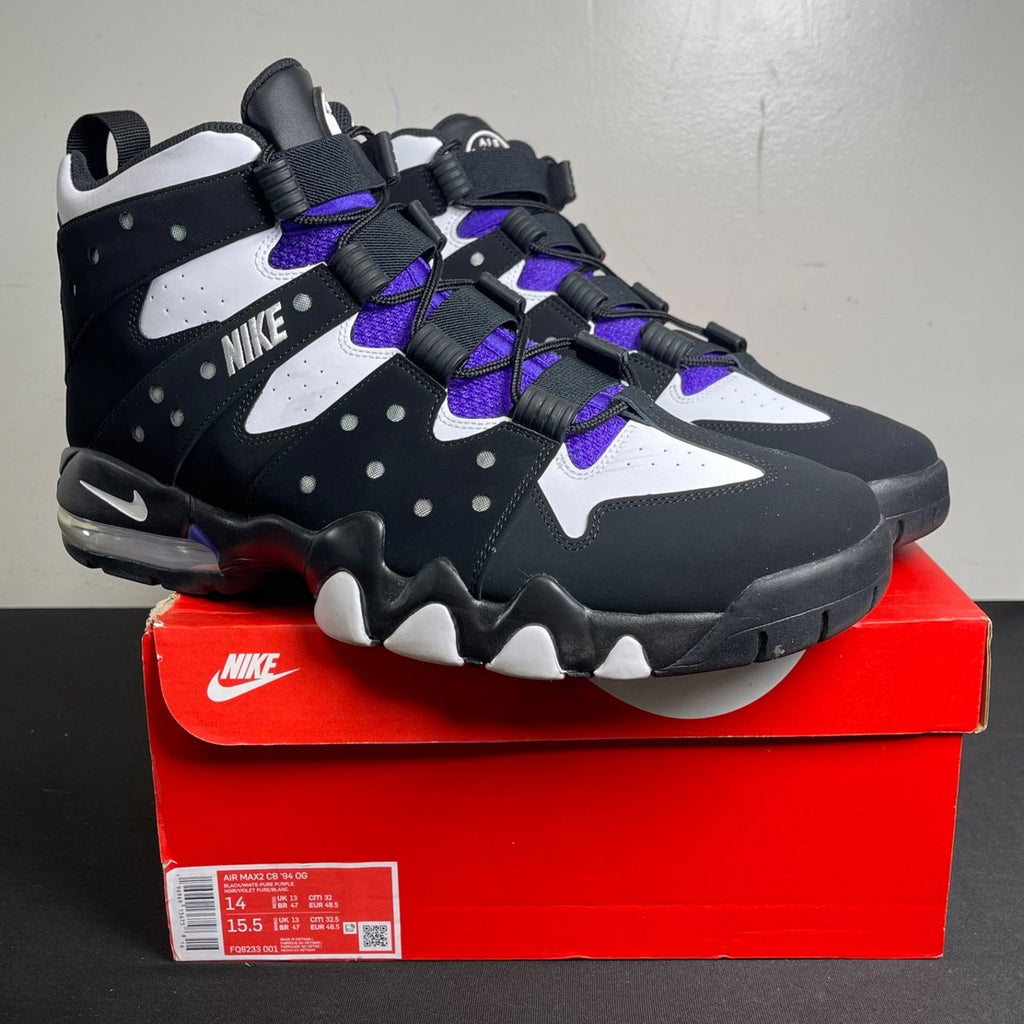 Nike Air Max 2 CB '94 OG Black White Purple (2023) (Size 14) - aux