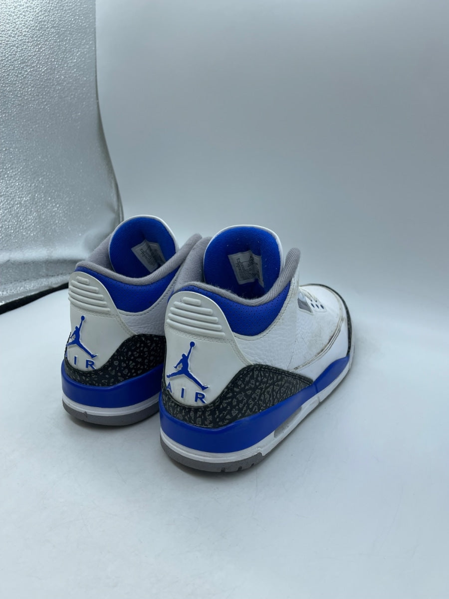 Jordan 3 Retro Racer Blue 11 (Moderately Worn Pre-Owned) - Image 5
