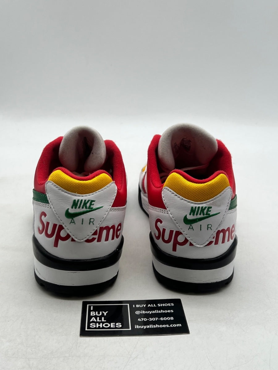 Nike Cross Trainer Low Supreme White Yellow Red 10 (Lightly Worn Pre-Owned) - Image 3