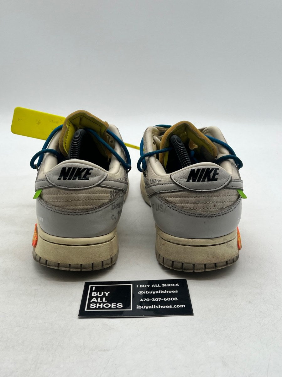 Nike Dunk Low Off-White Lot 10 9.5 (Heavily Worn Pre-Owned) - Image 3