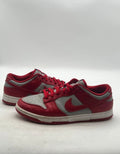 Nike Dunk Low Retro UNLV (2021) 11 (Heavily Worn Pre-Owned)NikeMedium Grey/White/Varsity Red - Image 1