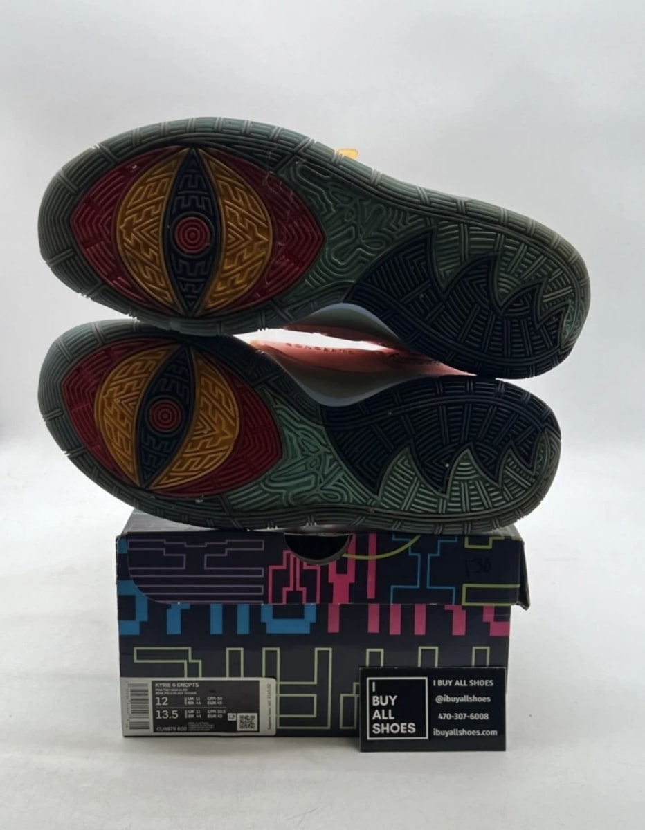 Nike Kyrie 6 Concepts Khepri (Regular Box) 12 (Lightly Worn Pre-Owned)NikePink Tint/Guava Ice - Image 4