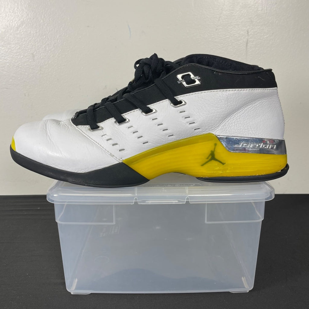 Jordan 17 OG Low All-Star Lightning (2002) 14 (Moderately Worn Pre-Owned)JordanWhite/Lightning-Black-Chrome - Image 3