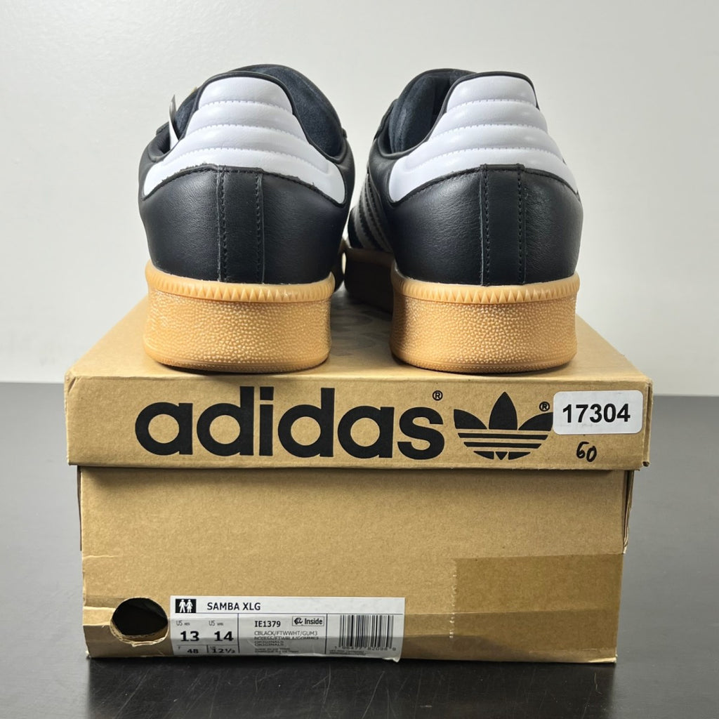 adidas Samba XLG Core Black Gum 13 (Lightly Worn Pre-Owned)adidasCore Black/Cloud White/Gum - Image 5