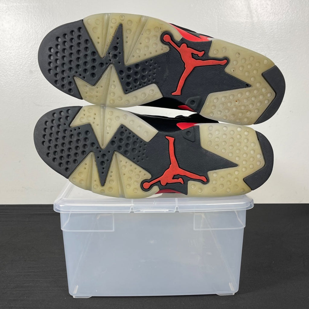 Jordan 6 Retro Infrared Salesman 10 (Moderately Worn Pre-Owned)JordanBlack/Infrared - Image 5