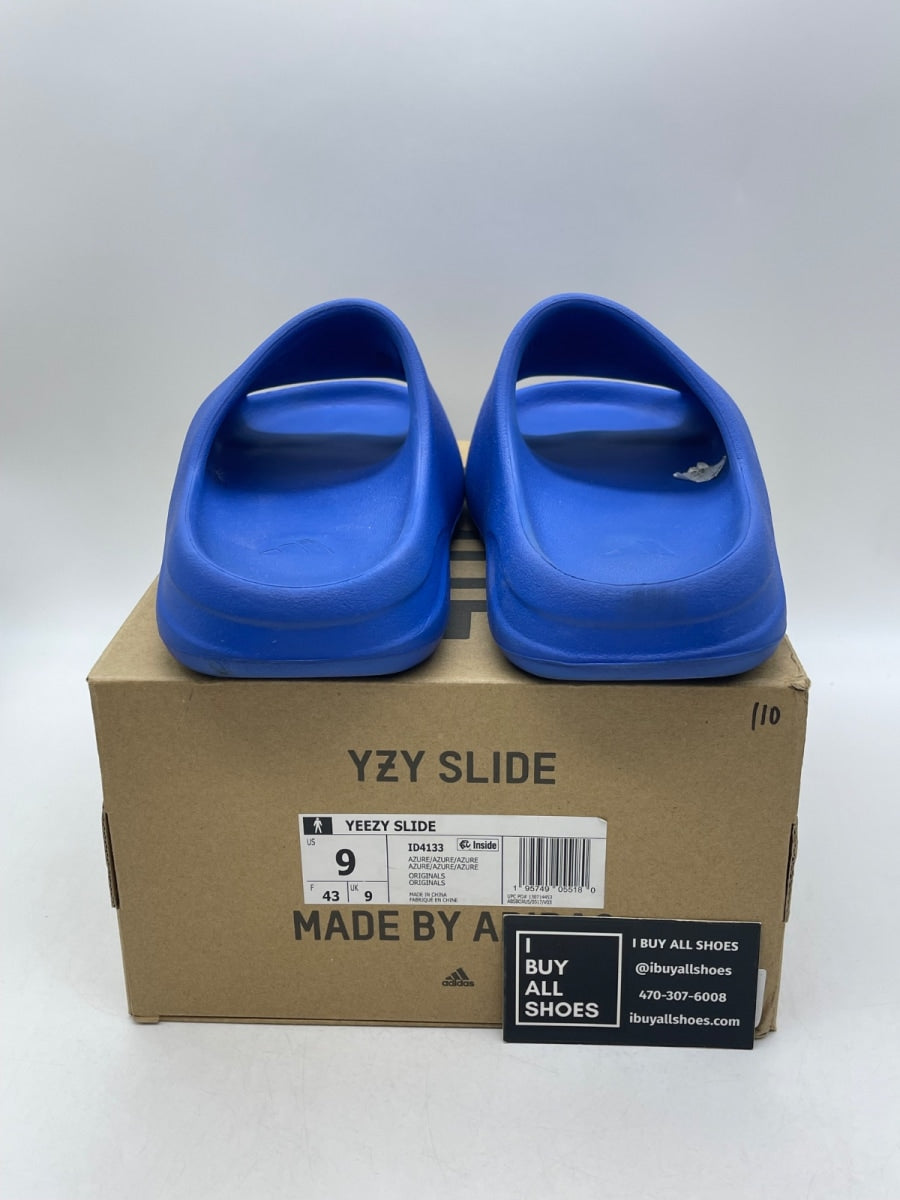 adidas Yeezy Slide Azure 9 (Moderately Worn Pre-Owned) - Image 3