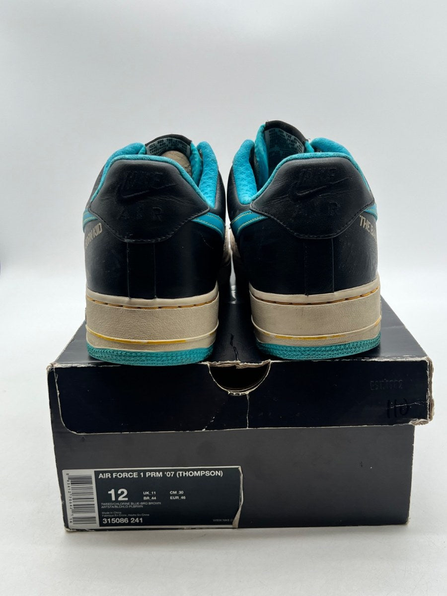 Nike Air Force 1 Low PRM Thompson Original Six 12 (Heavily Worn Pre-Owned)NikeTweed/Chlorine-Baroque Brown - Image 5