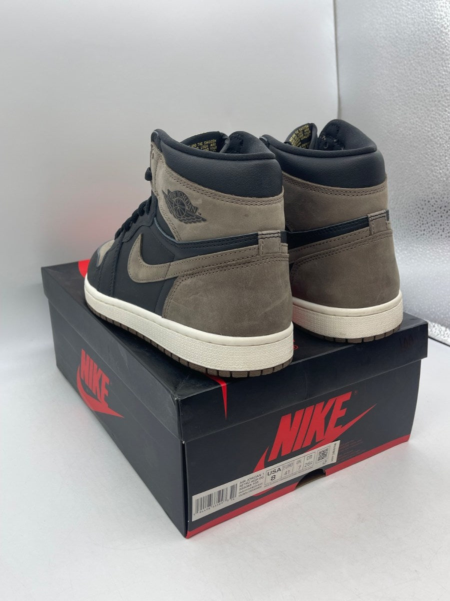 Jordan 1 Retro High Dark Mocha 8 (Moderately Worn Pre-Owned)JordanSail/Dark Mocha-Black-Black - Image 4