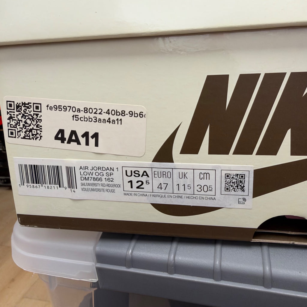 Jordan 1 Retro Low OG SP Travis Scott Reverse Mocha (Size 12.5) - Image 7