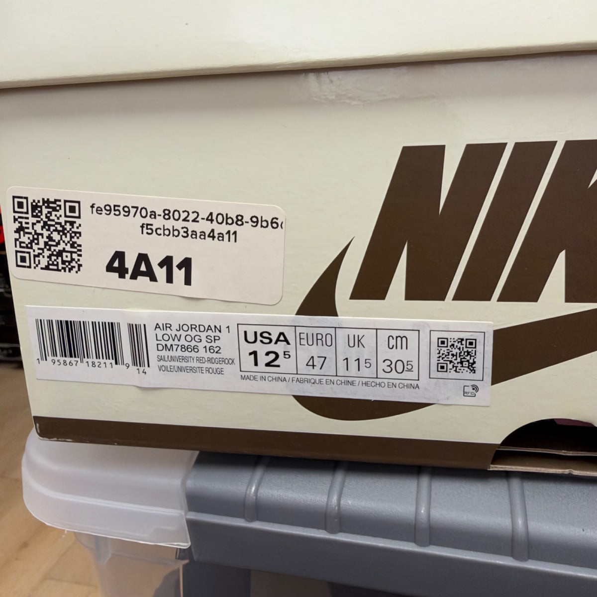 Jordan 1 Retro Low OG SP Travis Scott Reverse Mocha (Size 12.5) - Image 7