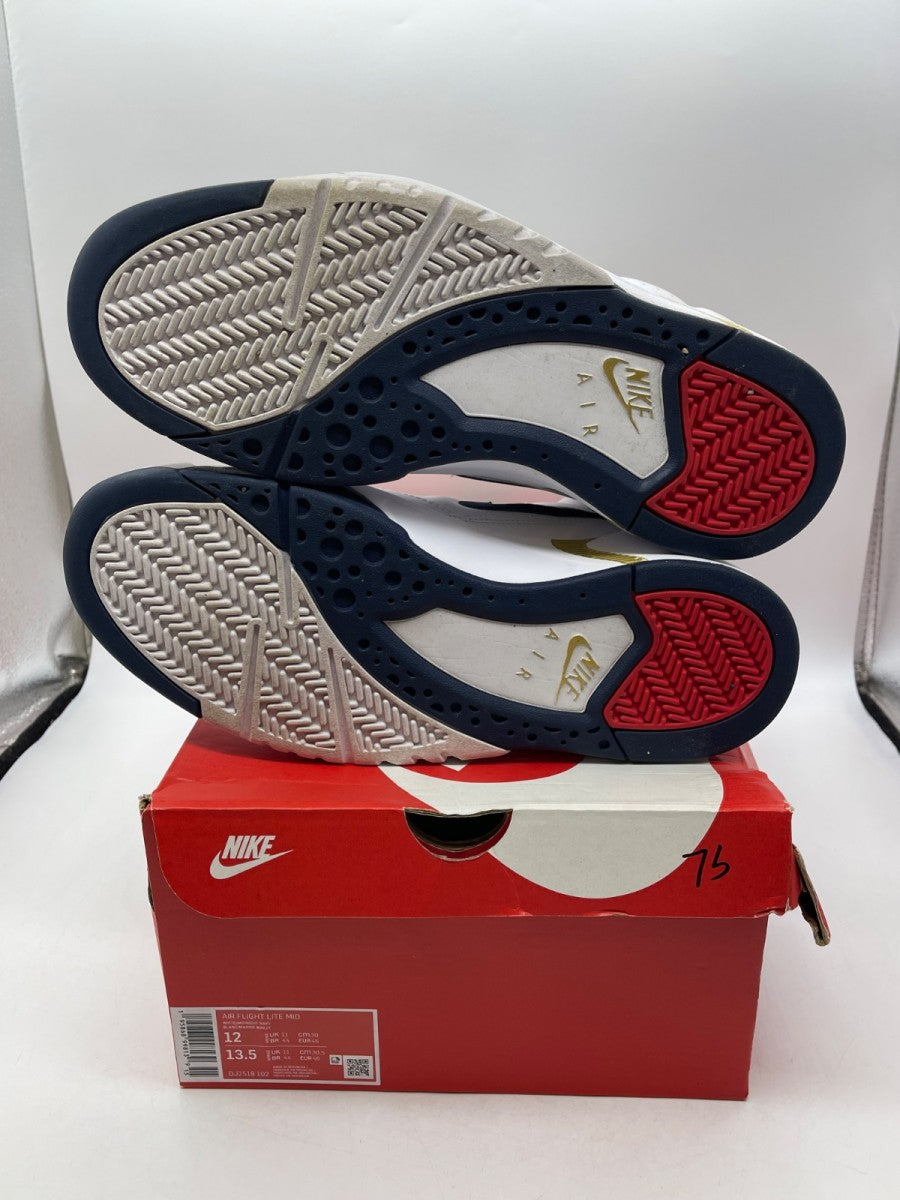 Nike Air Flight Lite II Mid Olympic 12 (Moderately Worn Pre-Owned) - Image 7