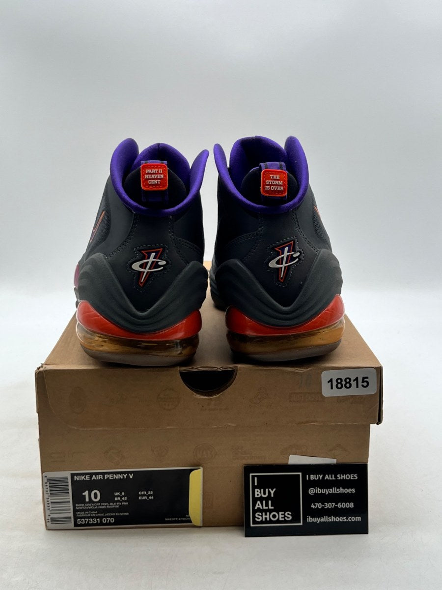 Nike Penny V Phoenix Suns 10 (Lightly Worn Pre-Owned) - Image 3