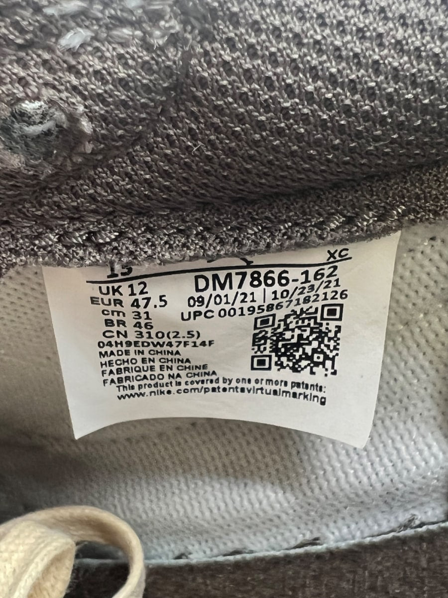 Jordan 1 Retro Low OG SP Travis Scott Reverse Mocha 13 (Lightly Worn Pre-Owned)JordanSail/University Red-Ridgerock - Image 6