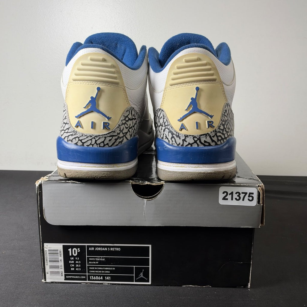 Jordan 3 Retro True Blue (2009) (Size 10.5) - aux