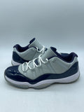 Jordan 11 Retro Low Georgetown 13 (Moderately Worn Pre-Owned)JordanGrey Mist/White-Midnight Navy - Image 1