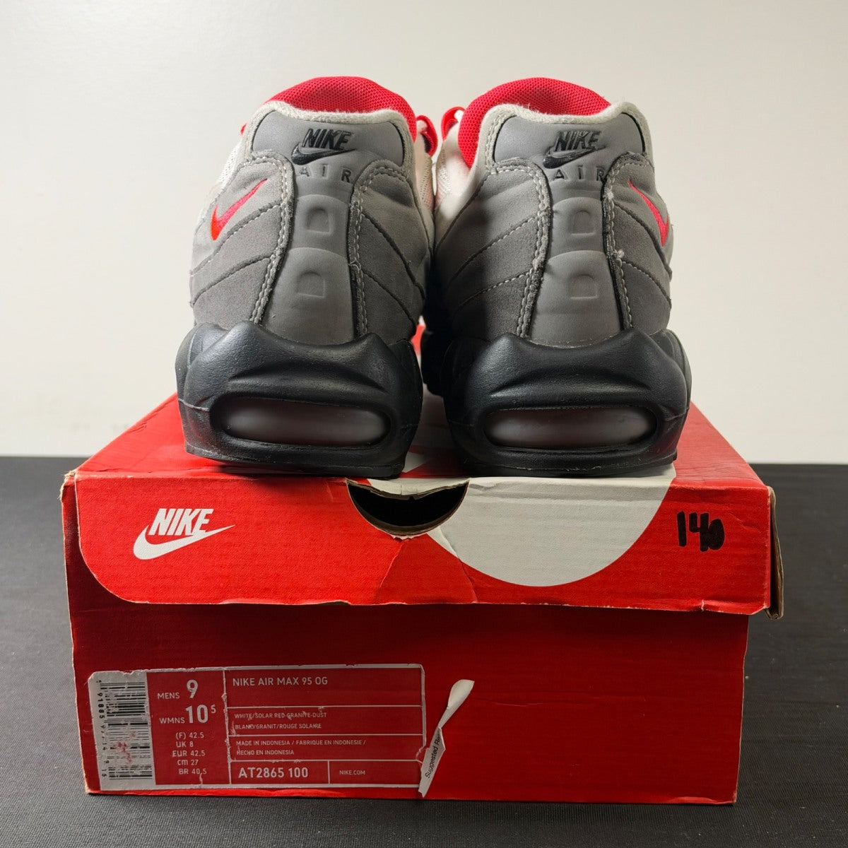 Nike Air Max 95 OG Solar Red (2018) (Size 9) - Image 5
