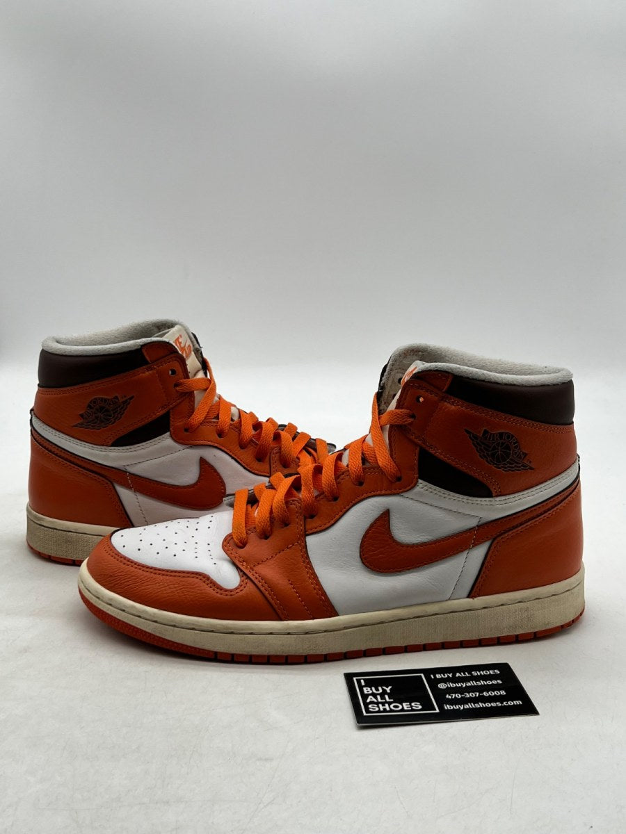 Jordan 1 Retro High OG Starfish (Women's) 12W (Moderately Worn Pre-Owned) - Image 1