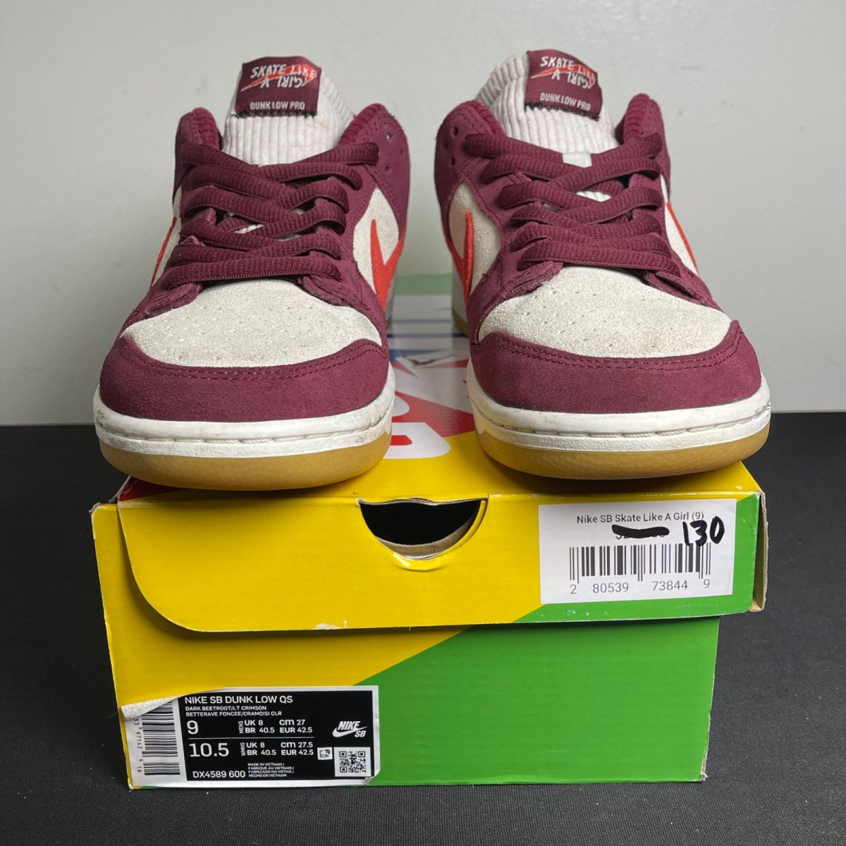 Nike SB Dunk Low Skate Like a Girl (Size 9) - Image 2