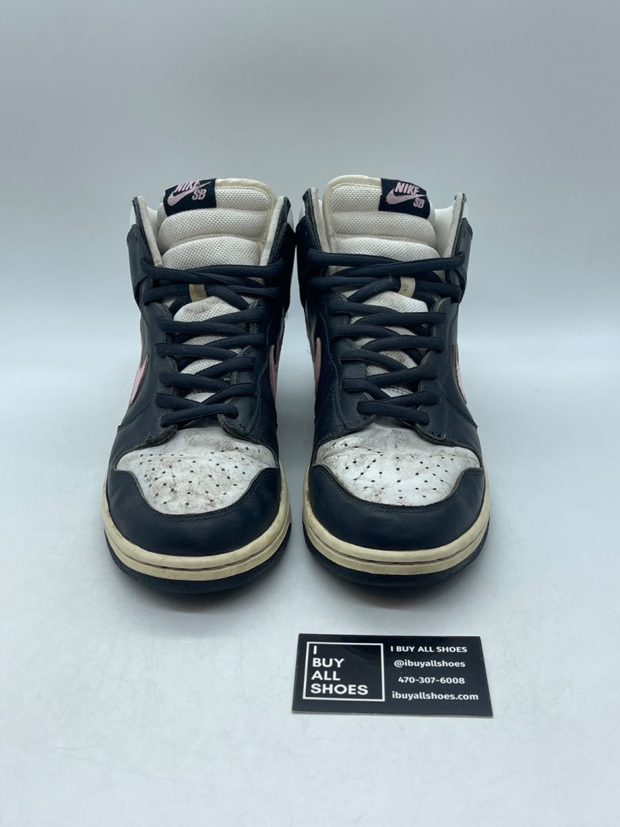 Nike Dunk High Pro SB 'Shy Pink' 11 (Heavily Worn Pre-Owned) - Image 2