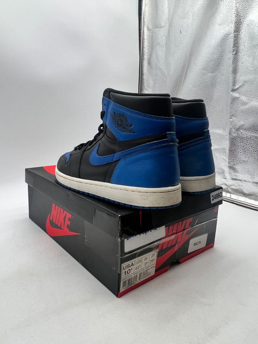 Jordan 1 Retro Royal (2017) 10.5 (Moderately Worn Pre-Owned)JordanBlack/Varsity Royal-White - Image 6