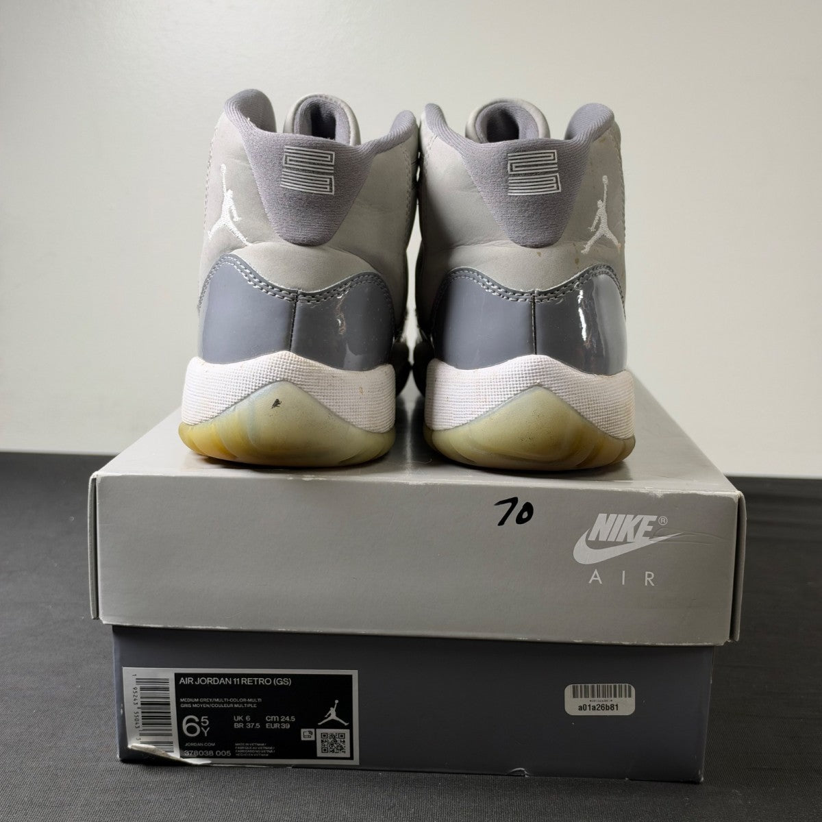 Jordan 11 Retro Cool Grey (2021) (GS) (Size 6.5Y) - Image 5