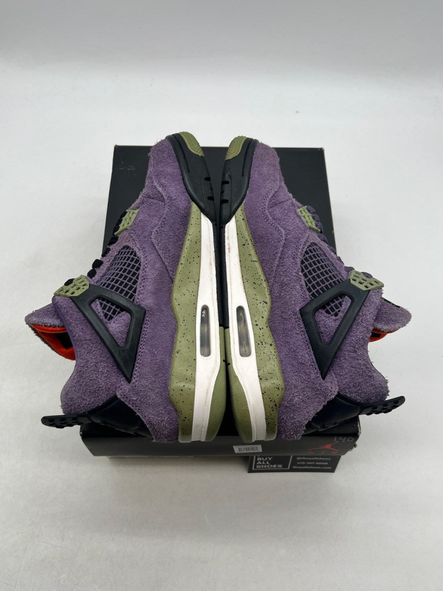 Jordan 4 Retro Canyon Purple (Women's) 8W (Lightly Worn Pre-Owned) - Image 7