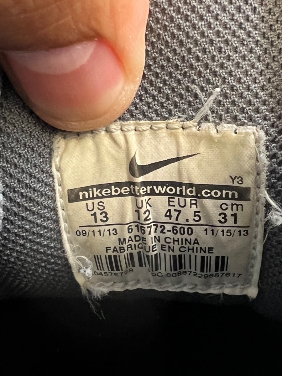 Nike Air Zoom Flight 98 The Glove Miami Heat 13 (Heavily Worn Pre-Owned) - Image 6