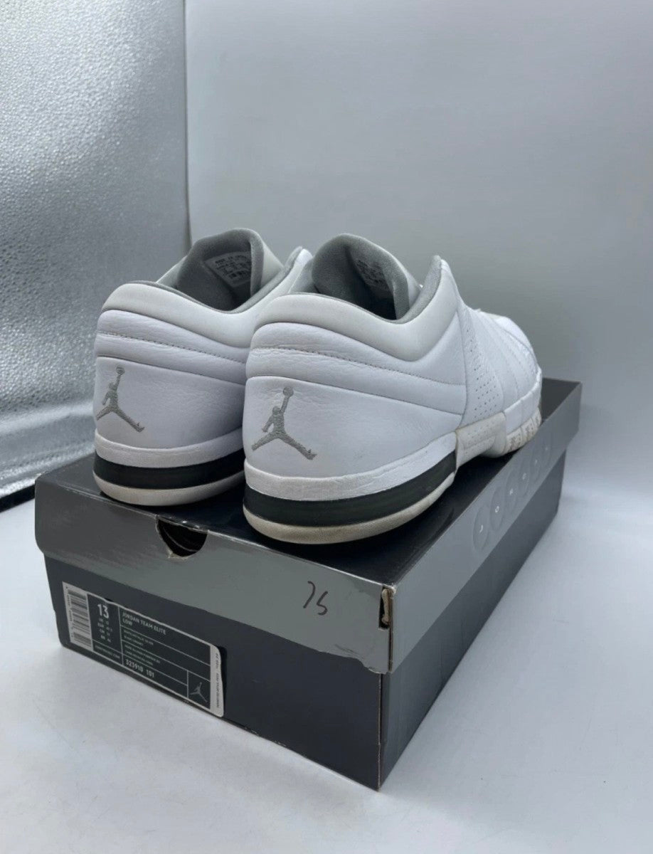 Air Jordan Team Elite Low 'White' 13 (Moderately Worn Pre-Owned)Air Jordan - Image 5