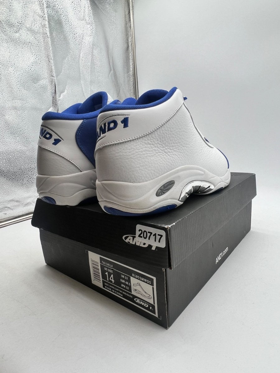 And1 Tai Chi White Navy Blue Silver Grey 14 (Lightly Worn Pre-Owned) - Image 5