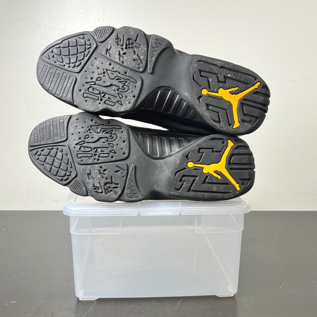 Jordan 9 Retro Dark Charcoal University Gold 11 (Lightly Worn Pre-Owned)JordanBlack/Dark Charcoal-University Gold - Image 5