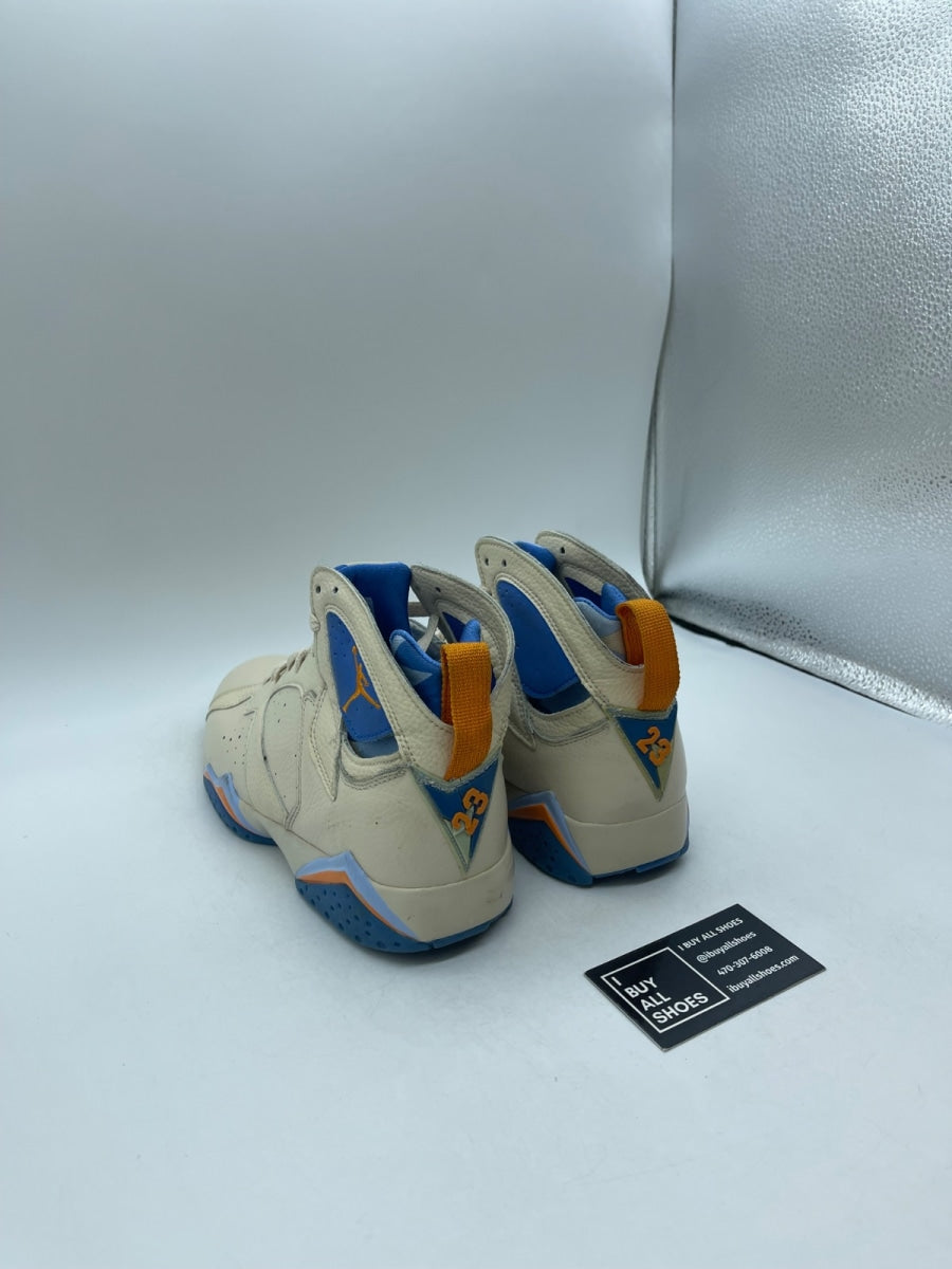 Jordan 7 Retro Pacific Blue 7.5 (Moderately Worn Pre-Owned) - Image 4