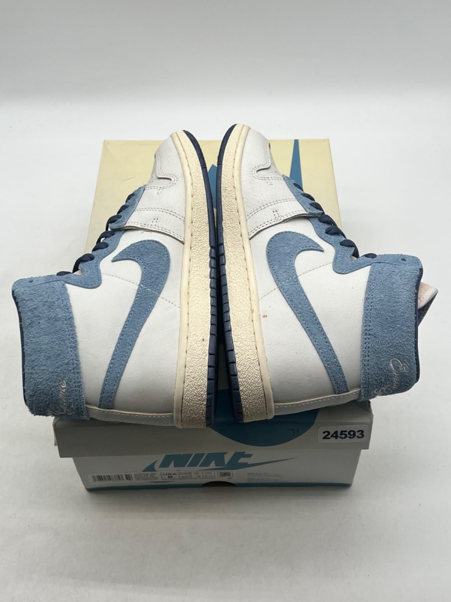 Nike Jordan Air Ship PE SP Every Game Diffused Blue 9 (Lightly Worn Pre-Owned)JordanSummit White/Diffused Blue/Chambray/Sail - Image 6