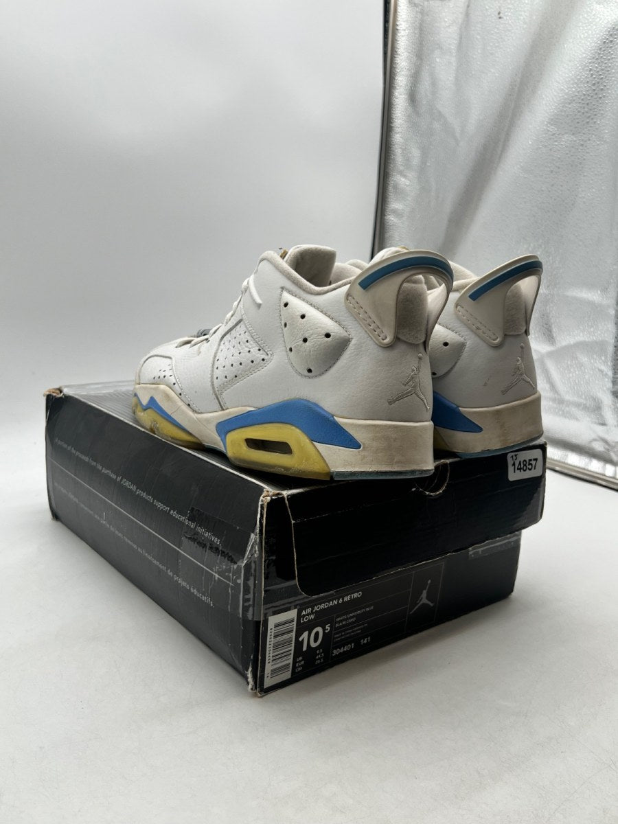 Jordan 6 Retro Low University Blue (Size 10.5) - Image 4