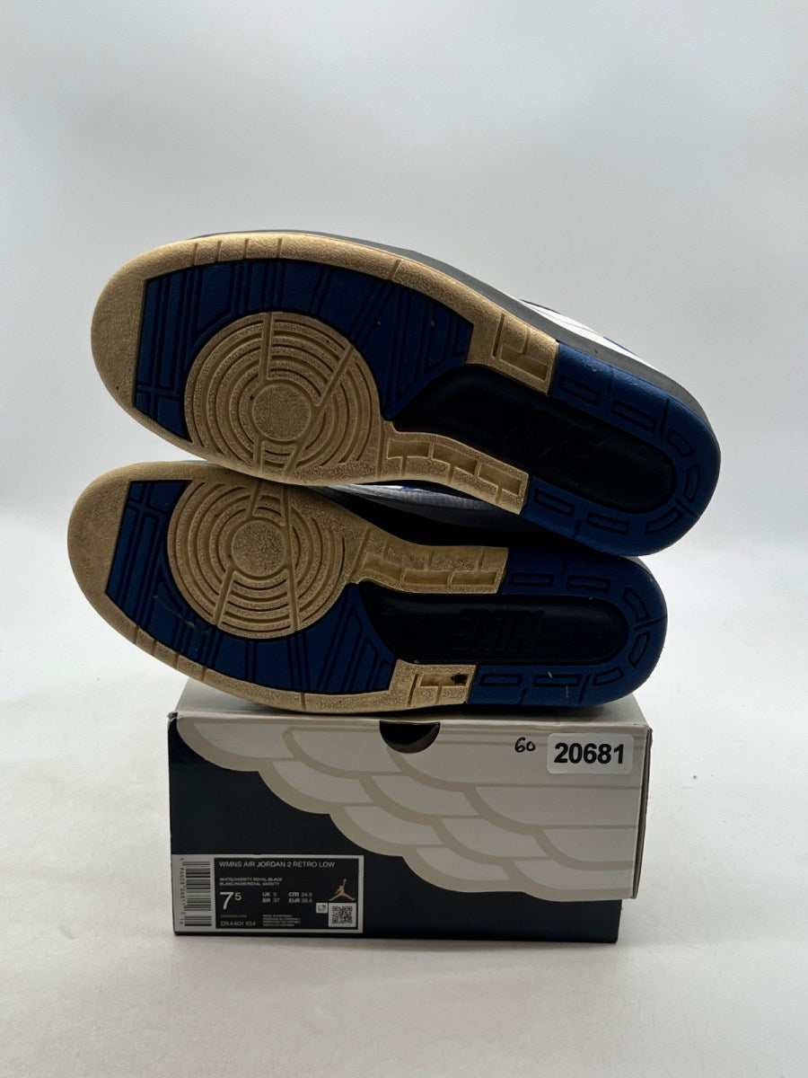 Jordan 2 Retro Low Varsity Royal (Women's) 7.5W (Moderately Worn Pre-Owned) - Image 5