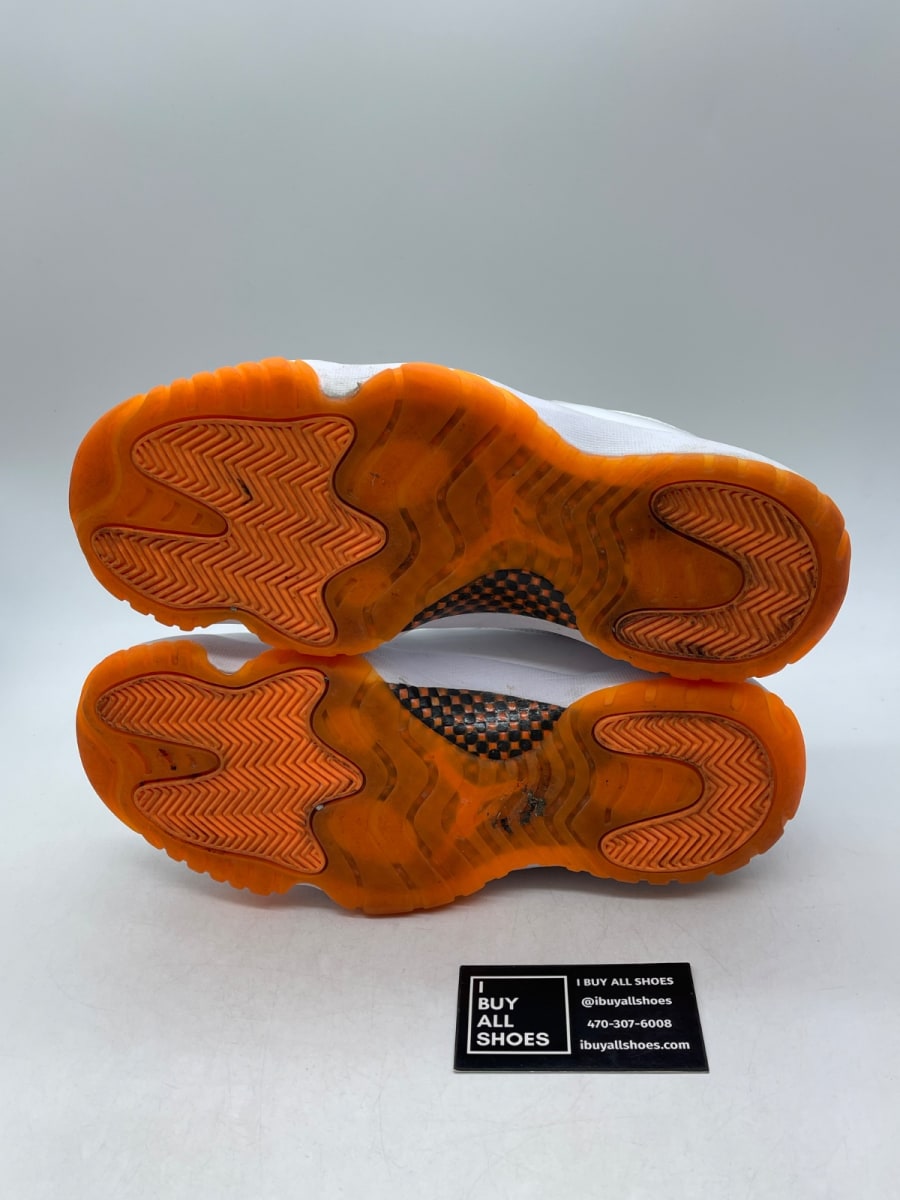 Jordan 11 Retro Low Citrus (2021) (Women's) 12W (Heavily Worn Pre-Owned) - Image 7
