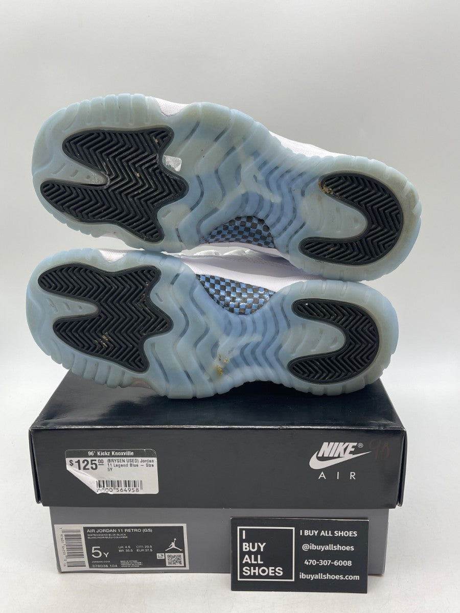 Jordan 11 Retro Legend Blue (2024) (GS) 5Y (Heavily Worn Pre-Owned) - Image 7