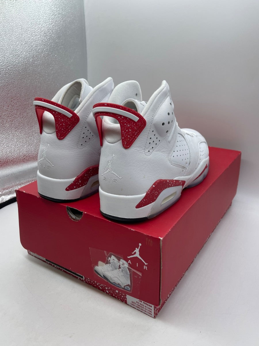 Jordan 6 Retro Red Oreo 9 (Moderately Worn Pre-Owned)JordanWhite/University Red-Black - Image 5
