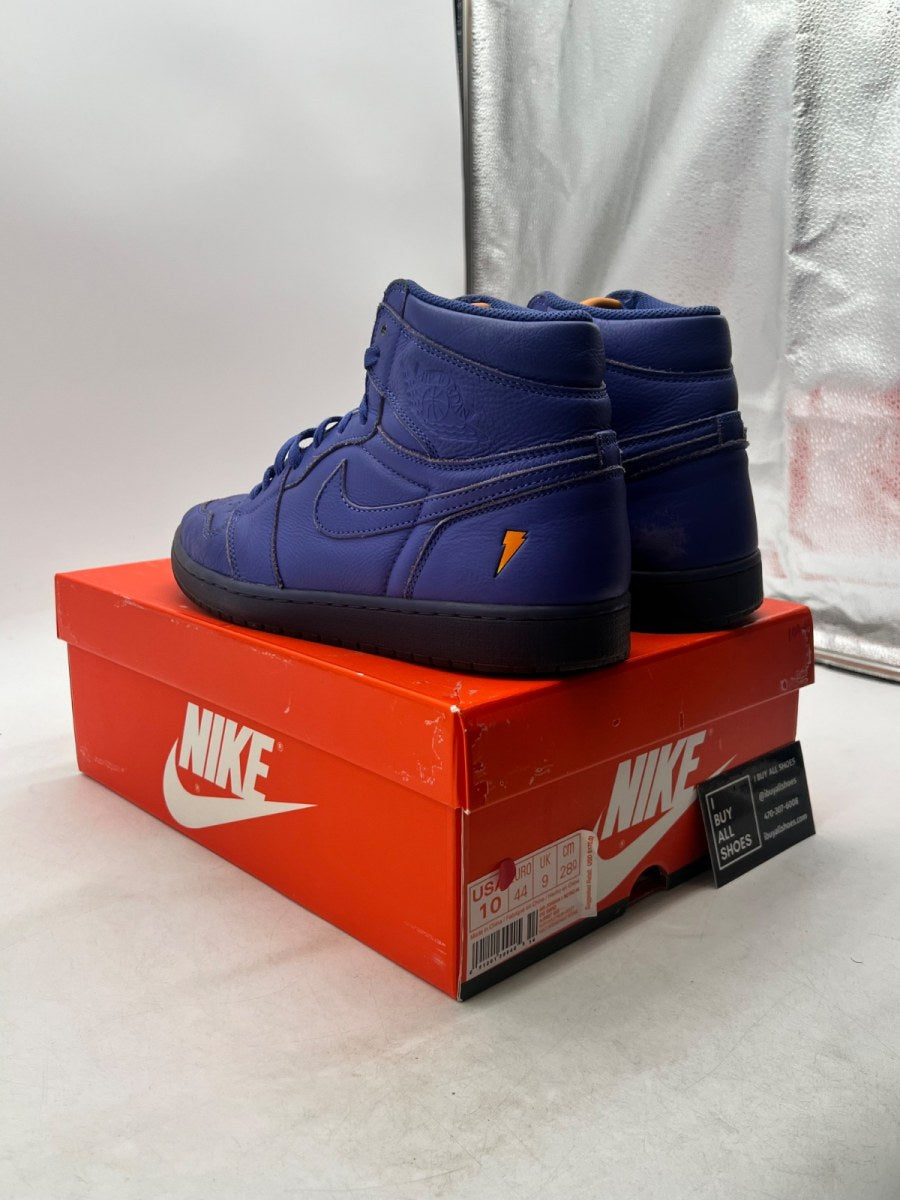 Jordan 1 Retro High Gatorade Rush Violet 10 (Moderately Worn Pre-Owned) - Image 6