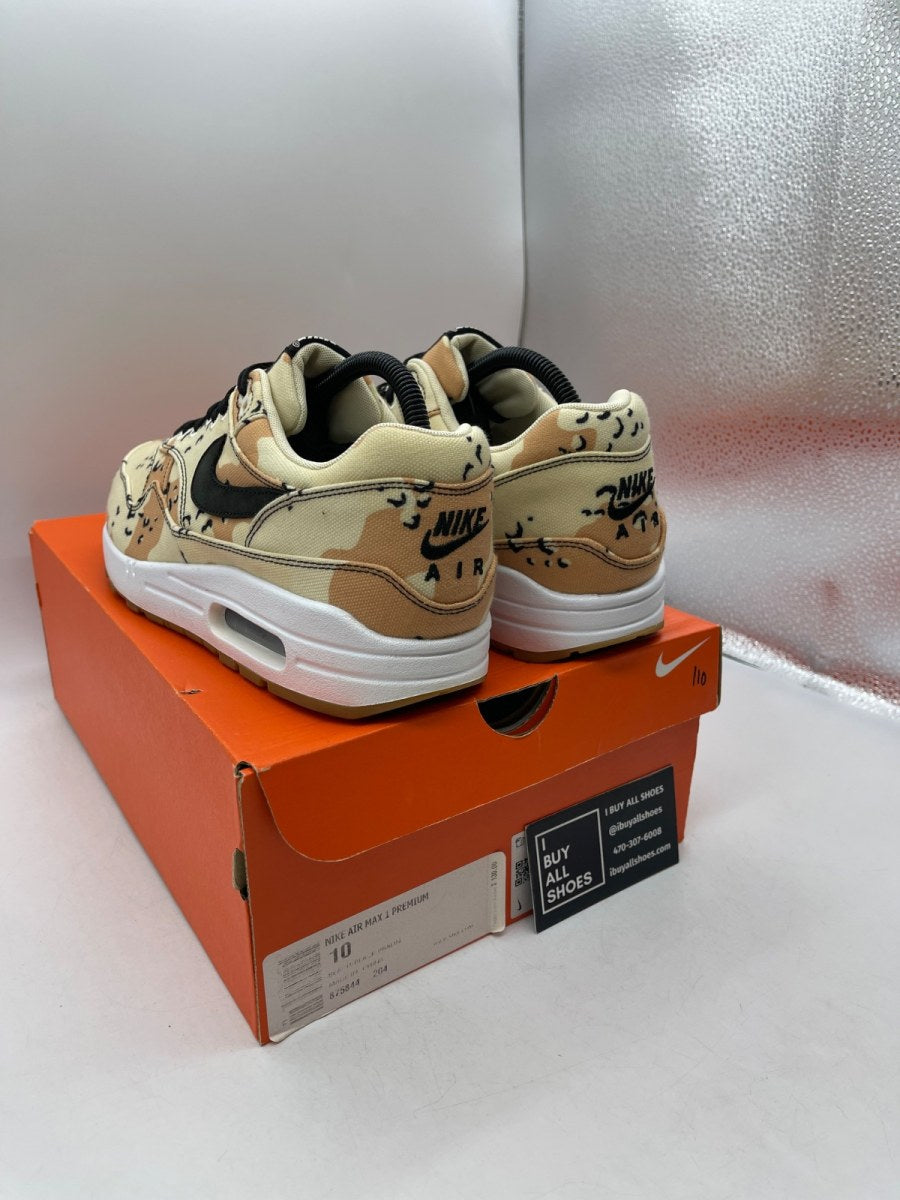 Nike Air Max 1 Premium 'Beach Camo' 10 (Moderately Worn Pre-Owned) - Image 4