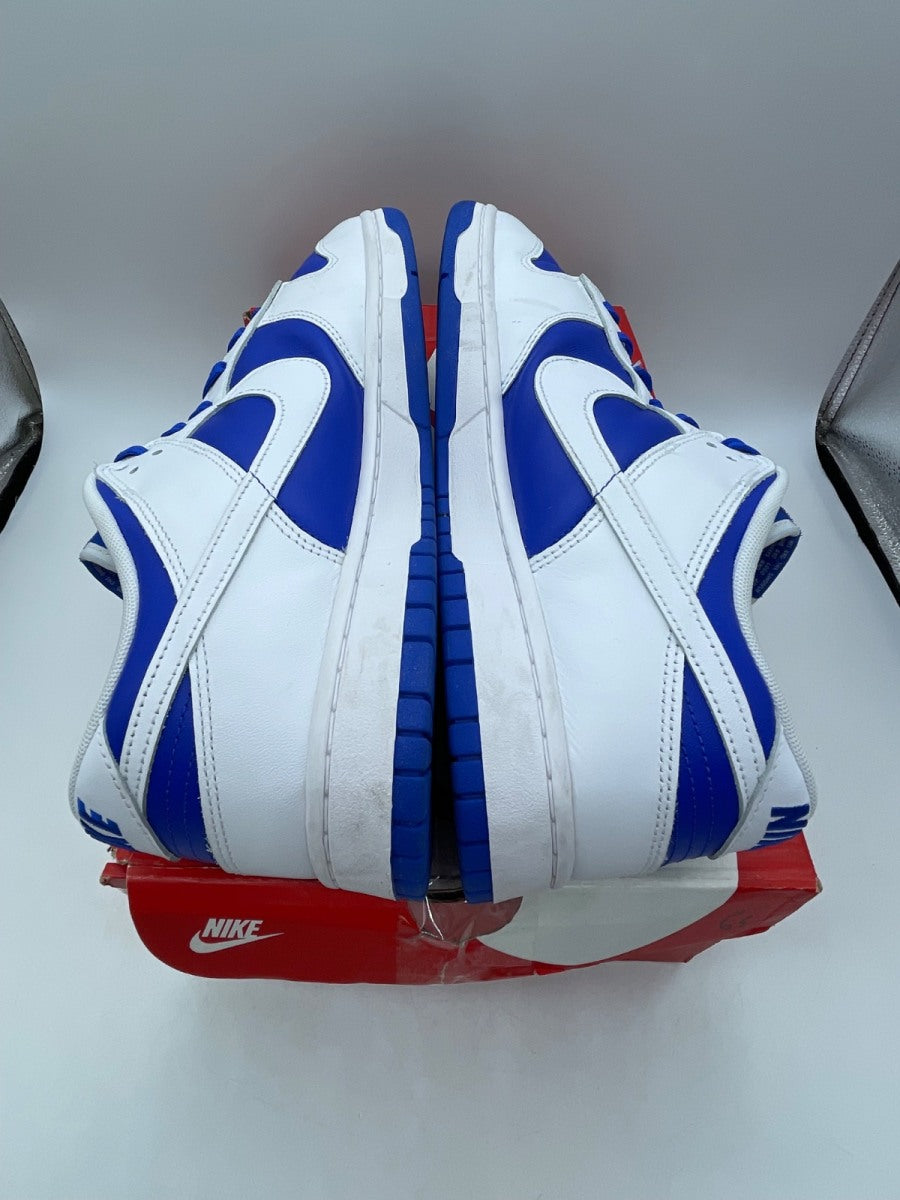 Nike Dunk Low Racer Blue White (Size 13) Moderately Worn - Image 6