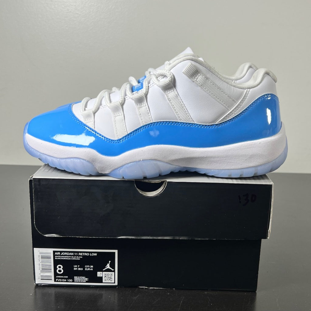 Jordan 11 Retro Low University Blue (2026) 8 (VNDS Pre-Owned)JordanWhite/University Blue/Black - Image 3